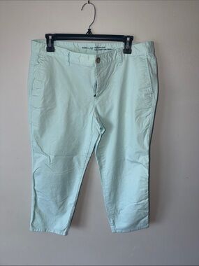 Women’s Khakis by Gap - cropped mint green pant